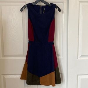 Worn once suede baby doll fall dress